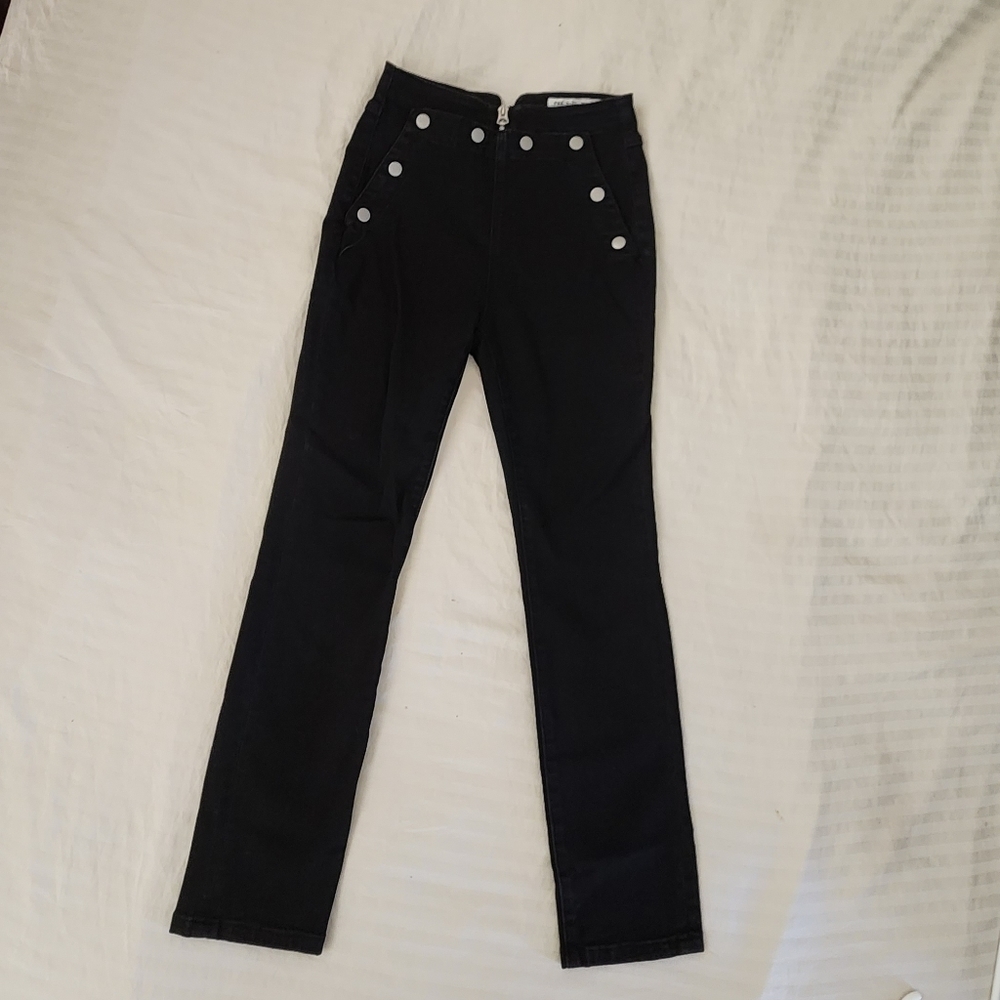 Rag & Bone Black Penton | Corset-inspired Jean size 24